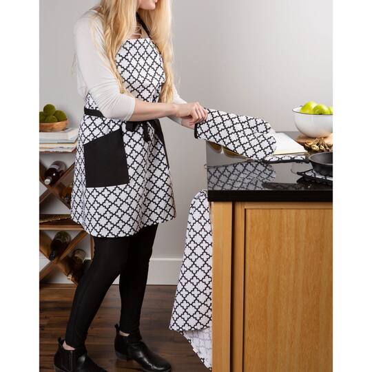 DII® Lattice Print 2-Pocket Apron